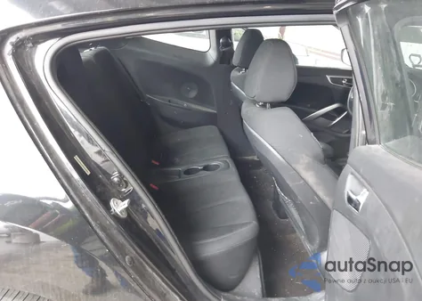 2013 Hyundai Veloster Base W/Black from USA, damaged, VIN KMHTC6AD3DU160506